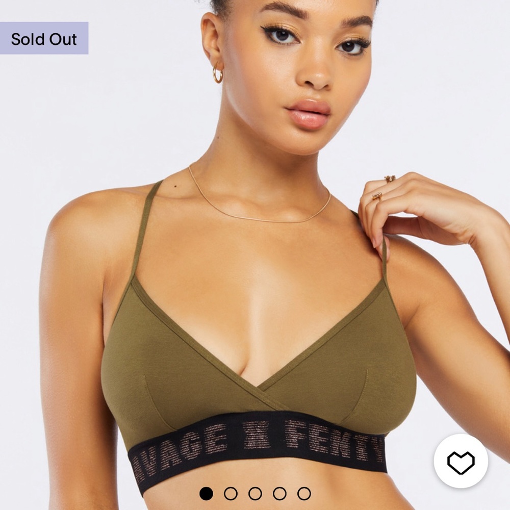 Savage X Bralette Military Green XS